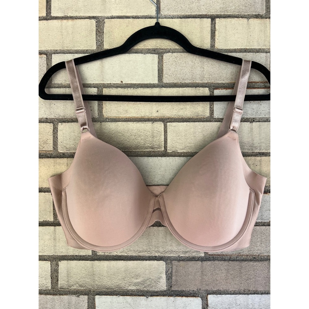 Warners Tan Beige Underwire Molded Cup T-Shirt Bra Size 38D
